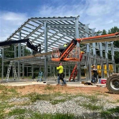 ფოლადის ჩარჩოს სტრუქტურის შენობა